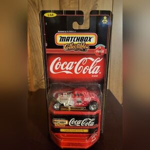 Matchbox Coca-Cola Red 1933 Ford Coupe Die Cast Collectible Car